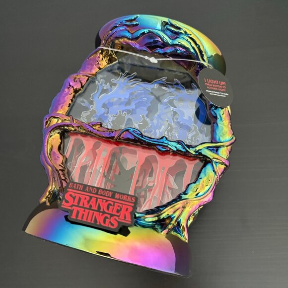 Bath & Body Works Stranger Things Light-up The Upside Down 3-Wick Candle Holder - Picture 7 of 16